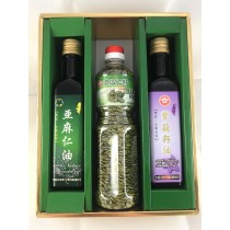禮盒組合(南瓜籽油+南瓜籽仁+紫蘇油)/每瓶250ML
